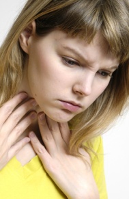 Sore throat from mold exposure