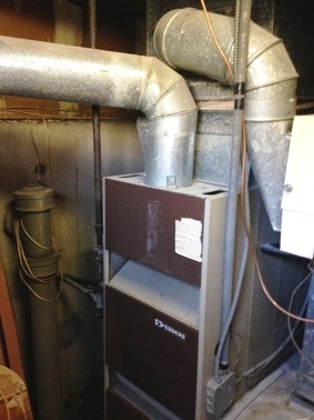 mold in heating system