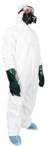 Mold removal tyvek suit